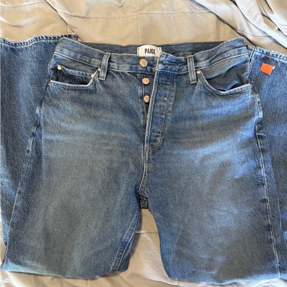 Paige Billy Crop High Waist Jeans